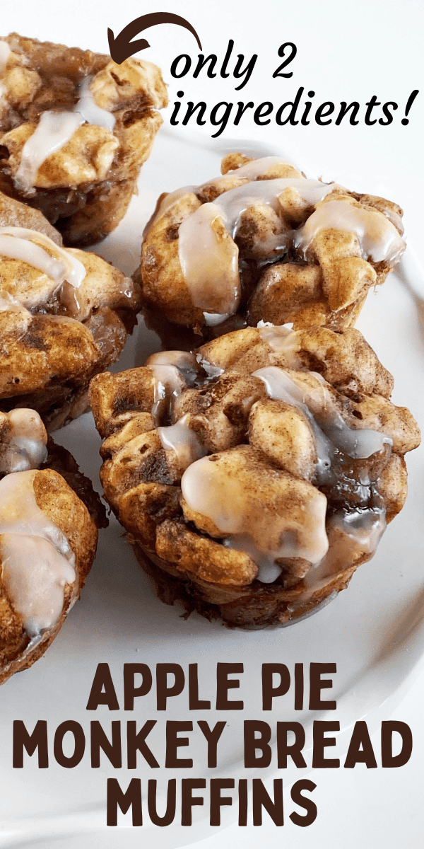 2-Ingredient Apple Pie Monkey Bread Muffins Recipe