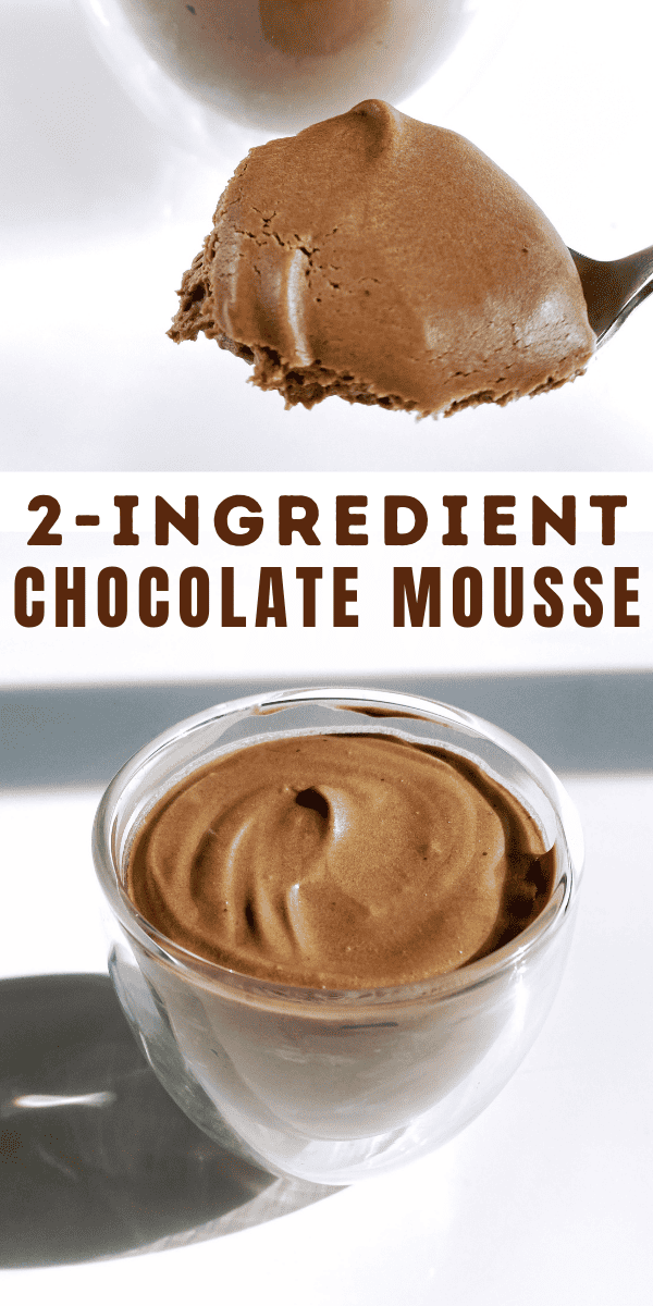 Easy 2-Ingredient Chocolate Mousse Recipe