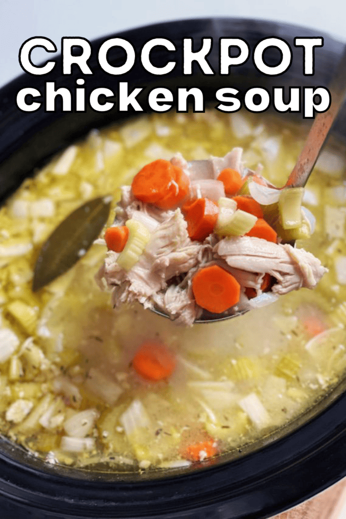 How to Make a Homemade Crockpot Chicken Noodle Soup Recipe