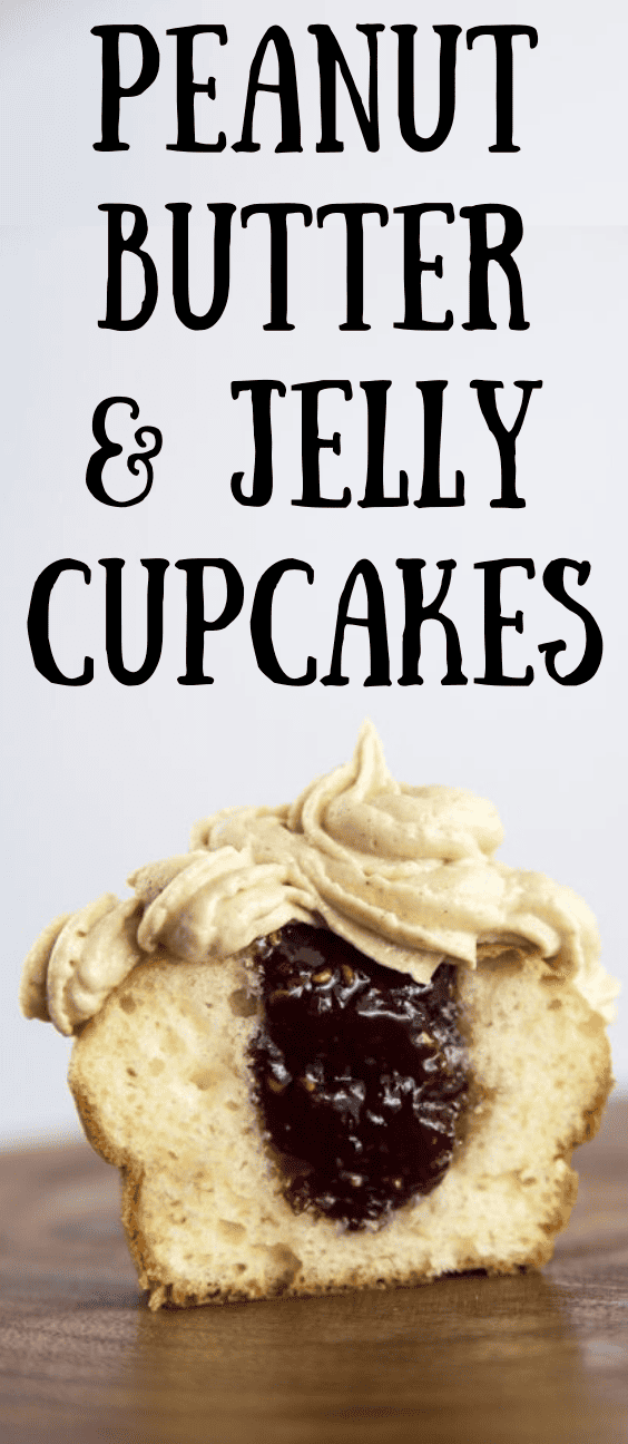 Peanut Butter & Jelly Cupcakes Recipe