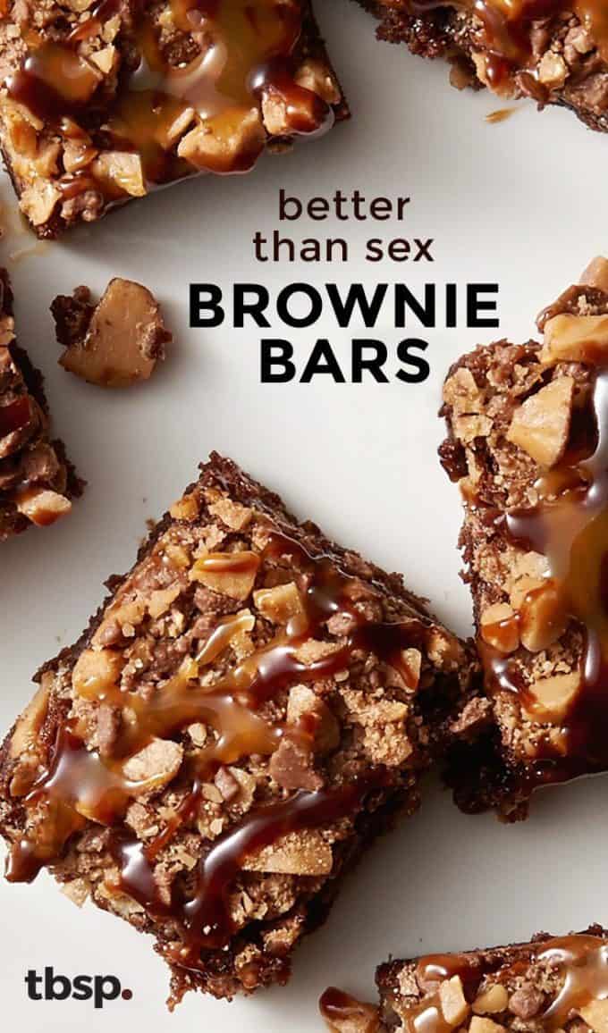 Better Than Sex Brownie Bars