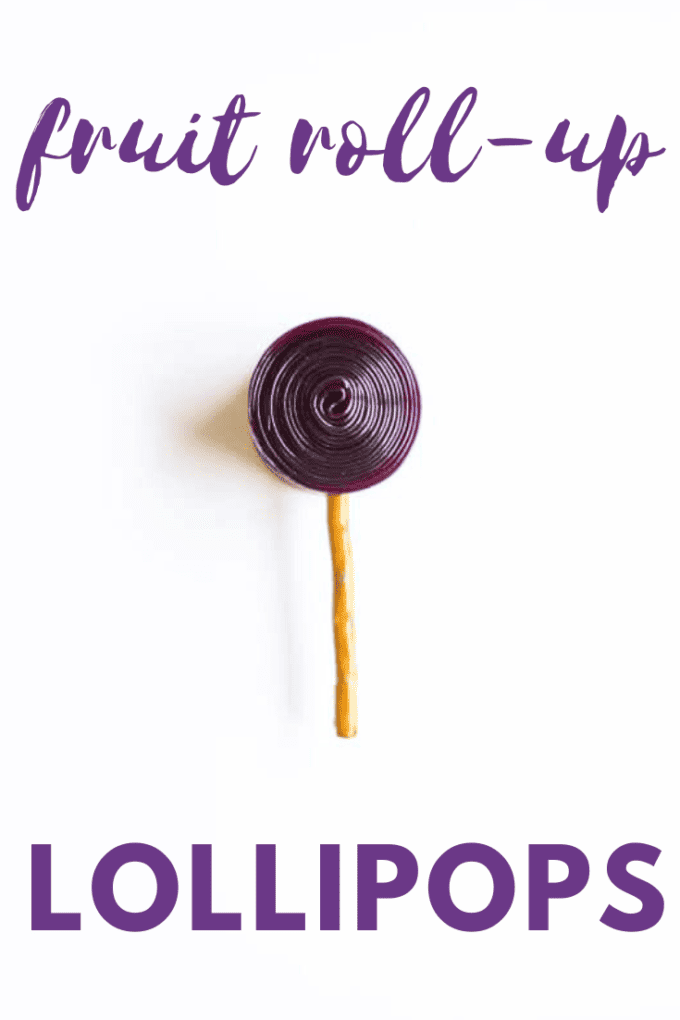 Fruit Roll-Up Lollipop Snack