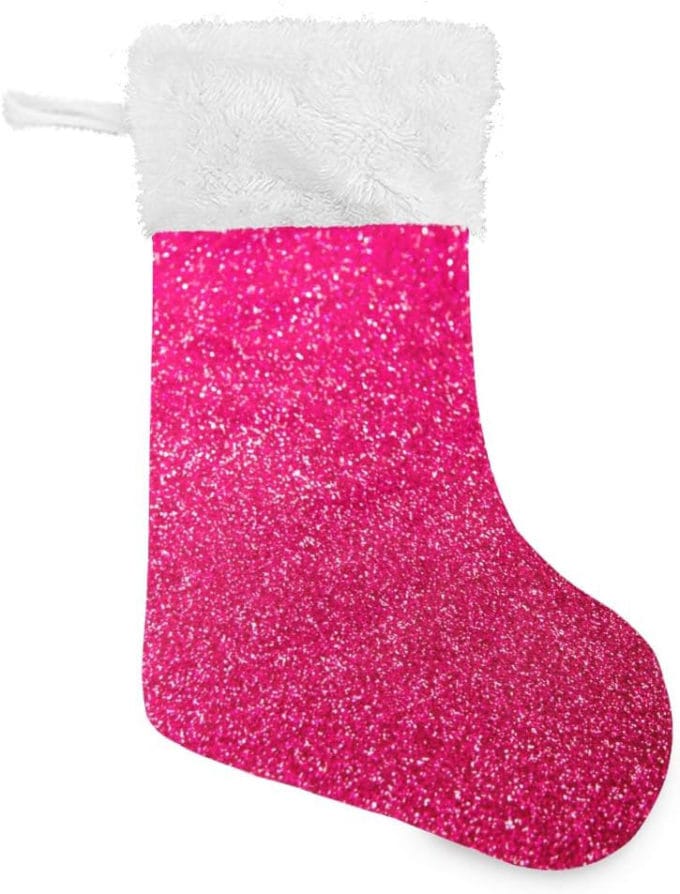 Hot Pink Christmas Stockings