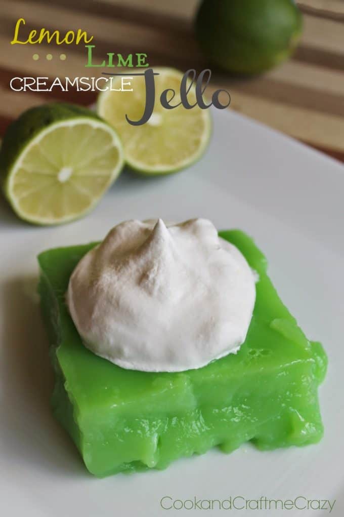 Lemon Lime Creamsicle Jello