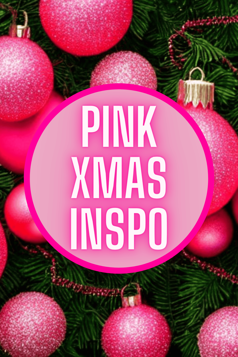 Pink Christmas Decor Inspiration Mom Spark Mom Blogger 