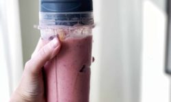 Easy 2-Minute Frozen Fruit Smoothie - For this particular smoothie, I used a frozen "mixed fruit" assortment of sliced peaches, seedless red grapes, pineapple chunks, and strawberries. BUT you can do any frozen fruit you like, which is the beauty of this recipe!